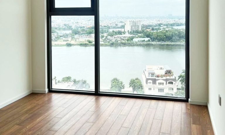 Cho thuê căn hộ 2 phòng ngủ Thảo Điền Green nhà trống view sông trực diện