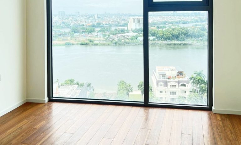 Cho thuê căn hộ 2 phòng ngủ Thảo Điền Green nhà trống view sông trực diện