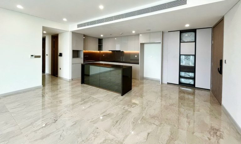 Căn hộ 3 phòng ngủ Thảo Điền Green cho thuê nhà trống view sông thoáng