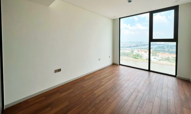 Căn hộ 3 phòng ngủ Thảo Điền Green cho thuê nhà trống view sông thoáng