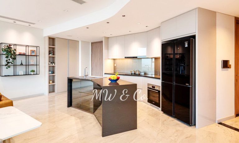 Căn hộ 3 phòng ngủ Thảo Điền Green cho thuê view sông nội thất cao cấp