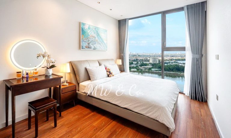 Căn hộ 3 phòng ngủ Thảo Điền Green cho thuê view sông nội thất cao cấp