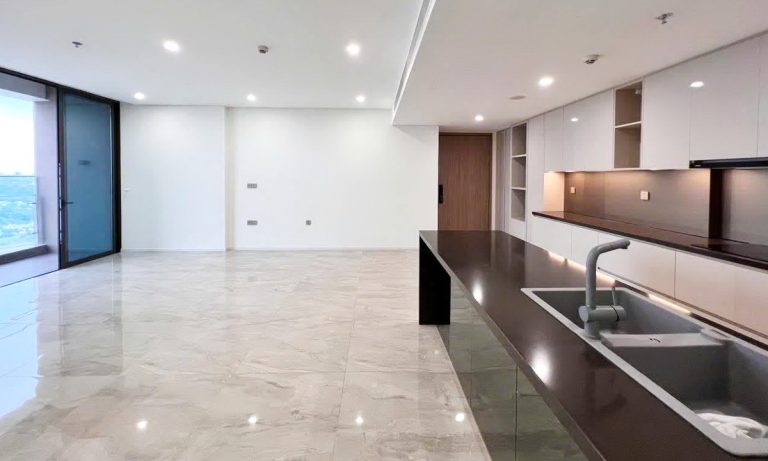 Căn hộ 3 phòng ngủ trống Thảo Điền Green cho thuê view sông thoáng đẹp