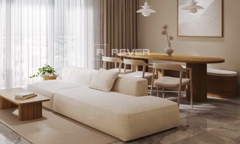 Căn hộ 3 phòng ngủ Thảo Điền Green cho thuê décor rất đẹp view thoáng mát