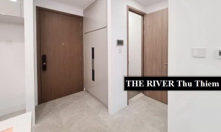 Căn hộ The River Thủ Thiêm cho thuê view Bitexco 1 phòng ngủ nội thất cơ bản