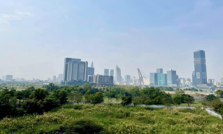Căn hộ The River Thủ Thiêm cho thuê view Bitexco 1 phòng ngủ nội thất cơ bản
