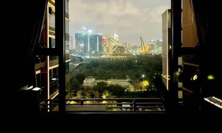 Căn hộ cho thuê The River Thủ Thiêm 2 phòng ngủ có trang bị nội thất đẹp