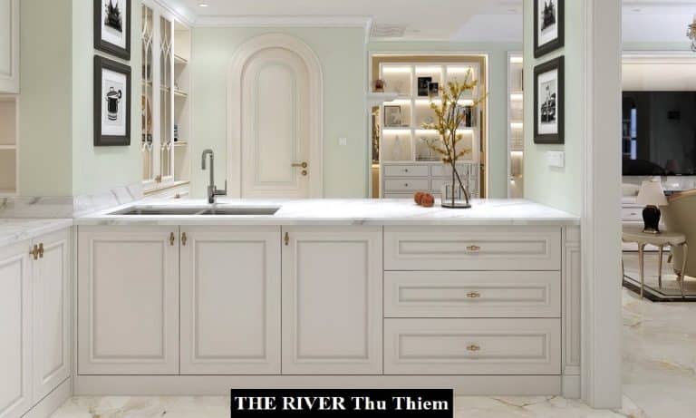 The River Thủ Thiêm cho thuê căn hộ view L81 3 phòng ngủ nhà decor đẹp