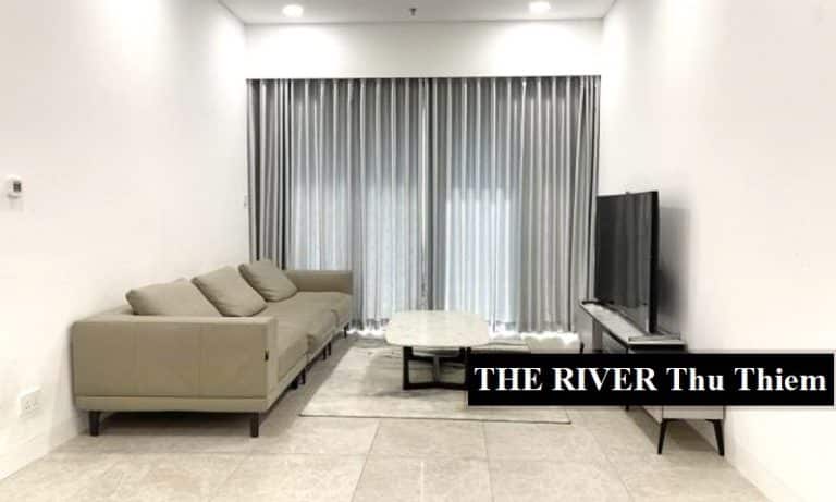 Cho thuê căn hộ The River Thủ Thiêm view sông 3 phòng ngủ full nội thất