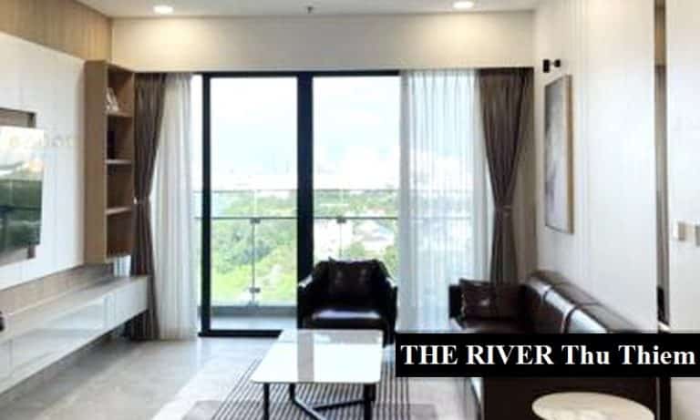 The River Thủ Thiêm cho thuê căn hộ view L81 3 phòng ngủ nội thất cao cấp