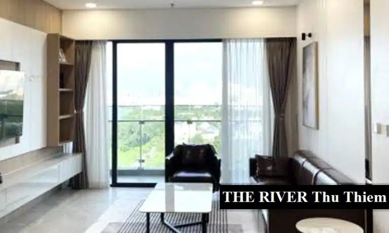 The River Thủ Thiêm cho thuê căn hộ view L81 3 phòng ngủ nội thất cao cấp