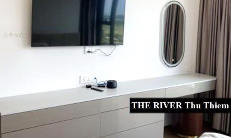 The River Thủ Thiêm cho thuê căn hộ view L81 3 phòng ngủ nội thất cao cấp
