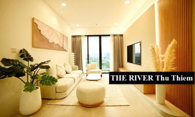 The River Thủ Thiêm cho thuê view Bitexco căn 3 phòng ngủ nội thất cao cấp