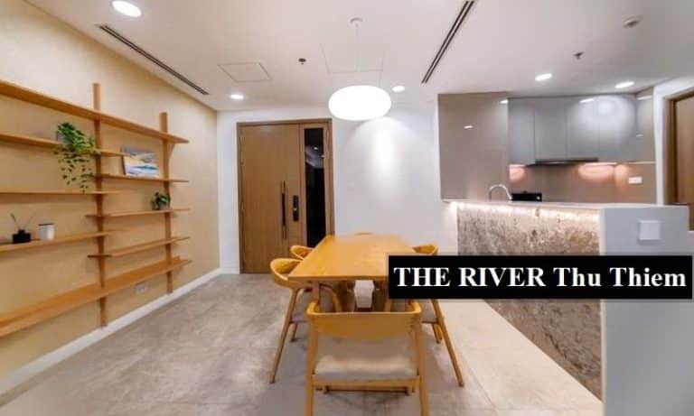 The River Thủ Thiêm cho thuê view Bitexco căn 3 phòng ngủ nội thất cao cấp
