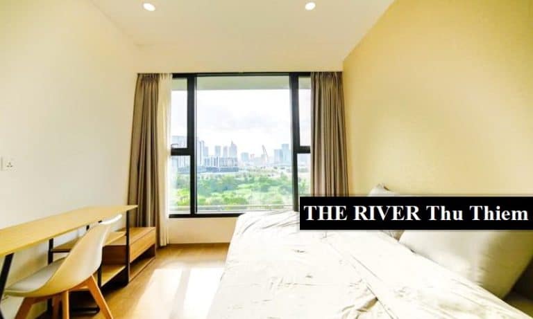 The River Thủ Thiêm cho thuê view Bitexco căn 3 phòng ngủ nội thất cao cấp