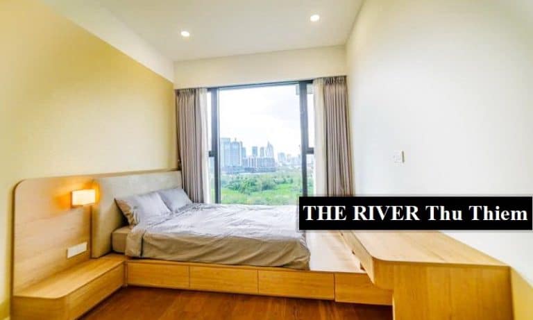 The River Thủ Thiêm cho thuê view Bitexco căn 3 phòng ngủ nội thất cao cấp