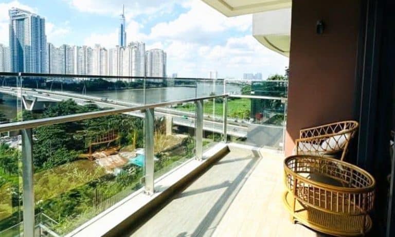 The River Thủ Thiêm căn hộ cho thuê view sông 4 phòng ngủ đầy đủ nội thất
