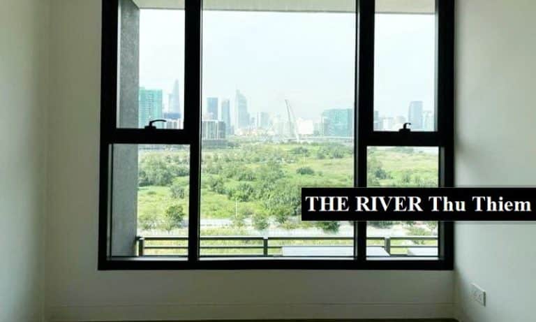 The River Thủ Thiêm căn hộ cho thuê view sông 4 phòng ngủ nội thất cơ bản