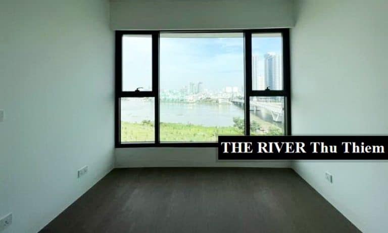 The River Thủ Thiêm căn hộ cho thuê view sông 4 phòng ngủ nội thất cơ bản