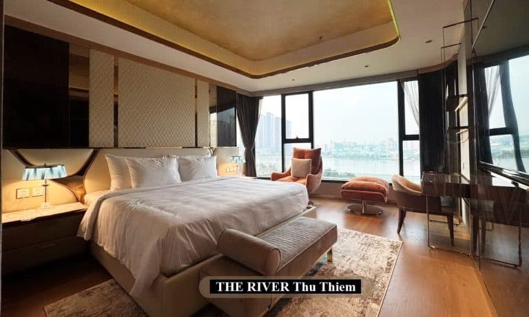 The River Thủ Thiêm pool villa cho thuê view sông 4 phòng ngủ full nội thất