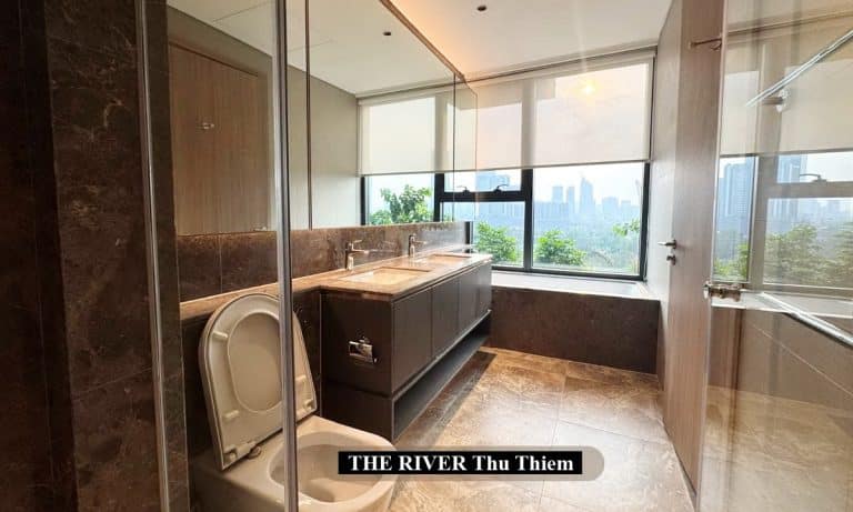 The River Thủ Thiêm pool villa cho thuê view sông 4 phòng ngủ full nội thất