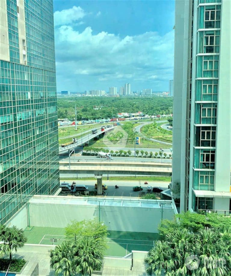 Căn hộ cho thuê The Vista tầng cao nội thất cao cấp view hồ bơi 3 phòng ngủ