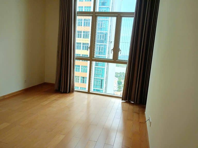 Căn hộ cho thuê The Vista tầng cao không nội thất view hồ bơi 3 phòng ngủ