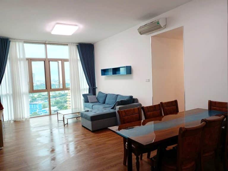 The Vista căn hộ 3 phòng ngủ cho thuê lầu cao nội thất đầy đủ thoáng mát