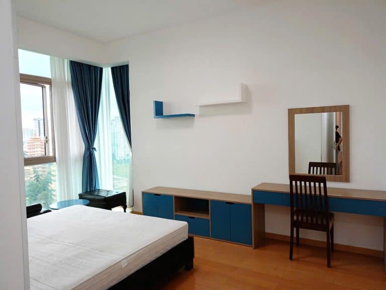 The Vista căn hộ 3 phòng ngủ cho thuê lầu cao nội thất đầy đủ thoáng mát