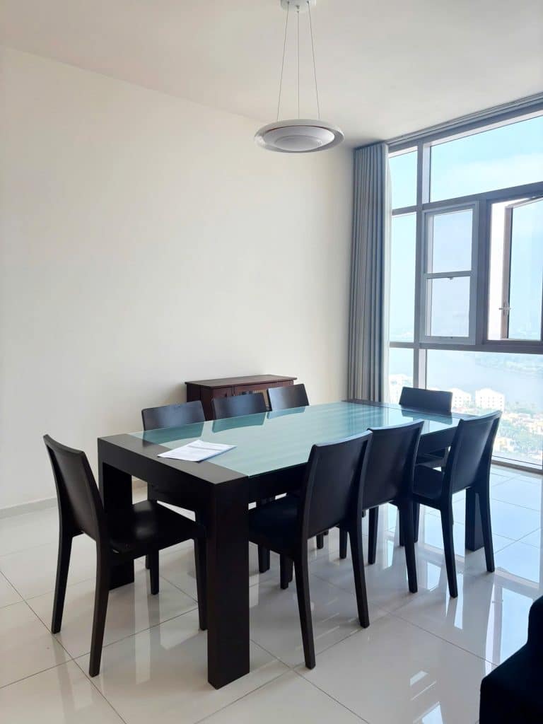 Căn hộ The Vista 4 phòng ngủ cho thuê lầu cao nhà nội thất đẹp view sông