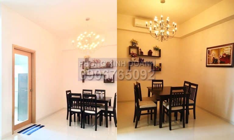 The Vista cho thuê căn hộ lầu cao nội thất đẹp view hồ bơi 2 phòng ngủ