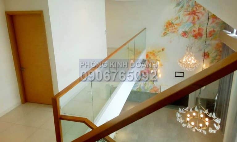 Căn hộ penthouse The Vista cho thuê tầng cao nội thất cơ bản 4 phòng ngủ