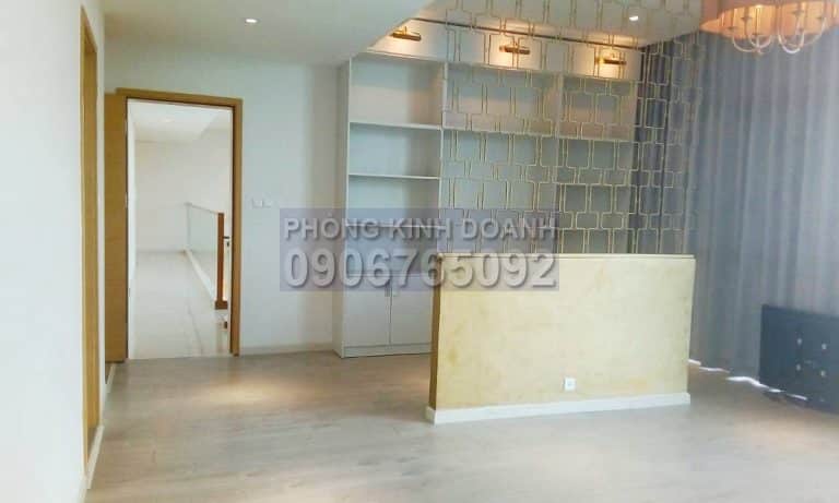 Căn hộ penthouse The Vista cho thuê tầng cao nội thất cơ bản 4 phòng ngủ