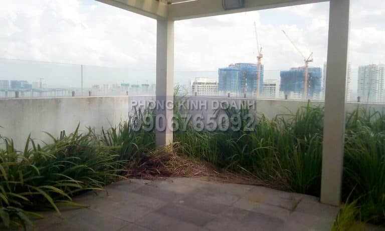 Căn hộ penthouse The Vista cho thuê tầng cao nội thất cơ bản 4 phòng ngủ