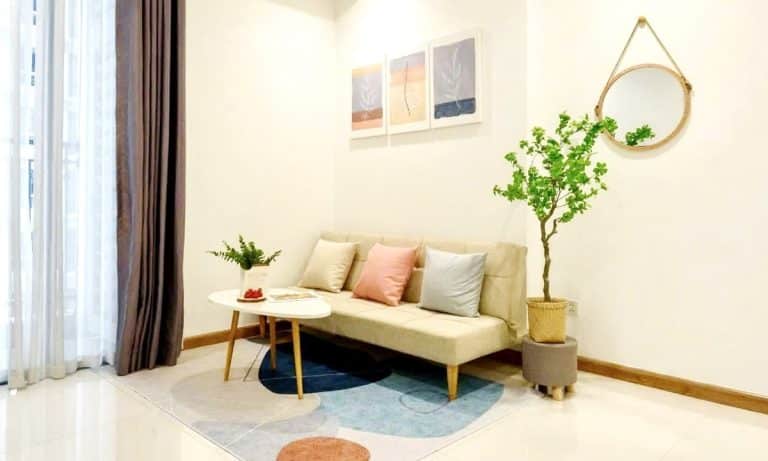 Vinhomes Central Park cho thuê tầng cao Landmark 5 nội thất đẹp 1 phòng ngủ