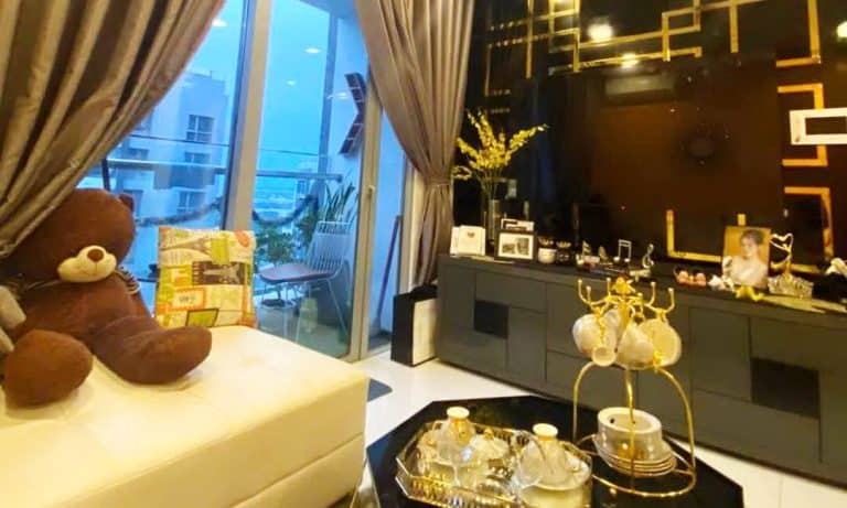 Căn hộ Vinhomes bán 1 phòng ngủ tầng cao Park 7 nội thất đầy đủ view sông