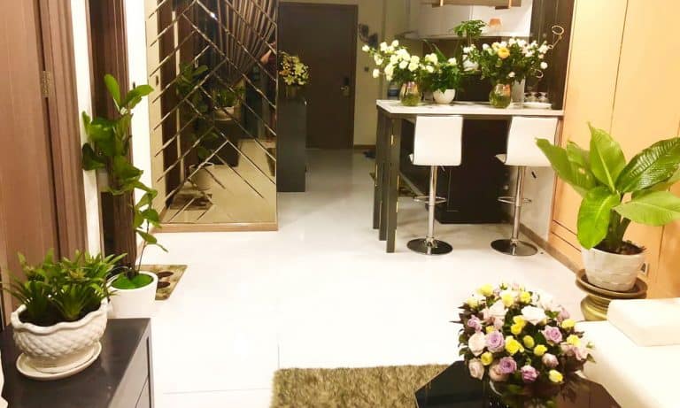 Căn hộ Vinhomes bán 1 phòng ngủ tầng cao Park 7 nội thất đầy đủ view sông