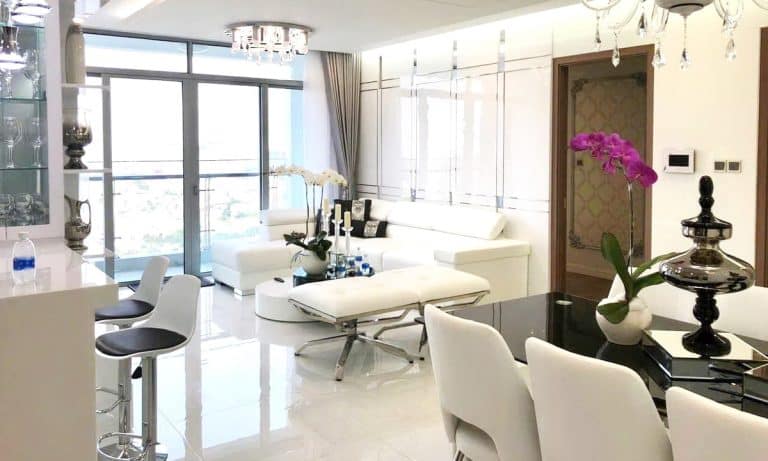 Căn hộ Vinhomes Central Park cho thuê nhà đẹp view sông 4 phòng ngủ