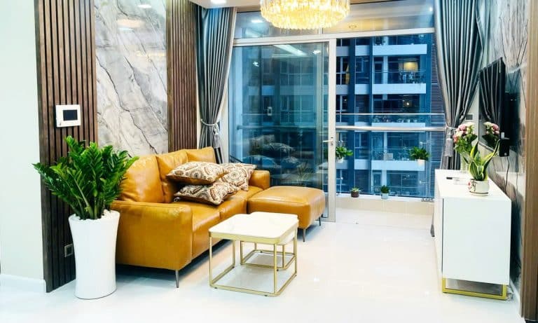 Cho thuê căn hộ Vinhomes view sông 4 phòng ngủ lầu cao Park 4 nội thất đẹp