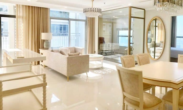 Vinhomes căn hộ cho thuê 4 phòng ngủ tầng cao thoáng Central 2 nội thất đẹp
