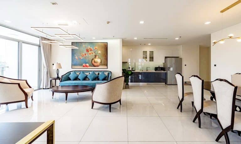 Căn hộ Vinhomes Central Park bán 4 phòng ngủ view sông Park 3 nội thất full