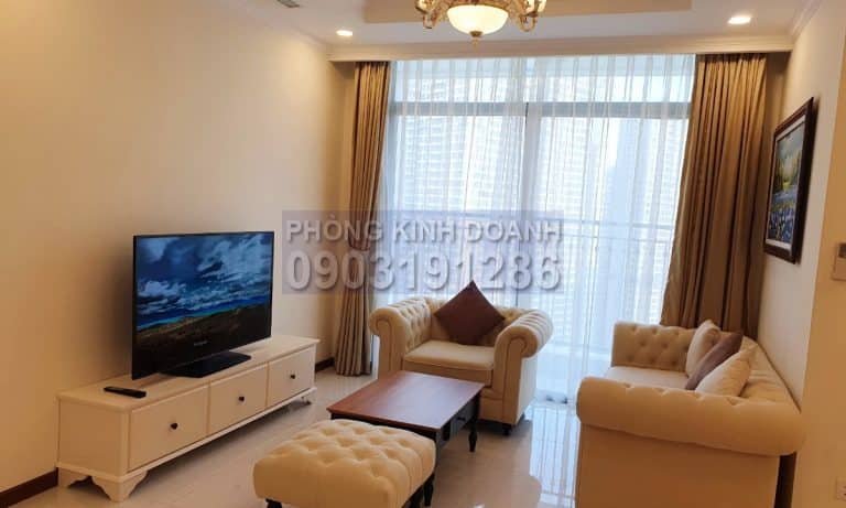 Căn hộ bán lầu cao Landmark Plus đầy đủ nội thất 3 phòng ngủ view mát