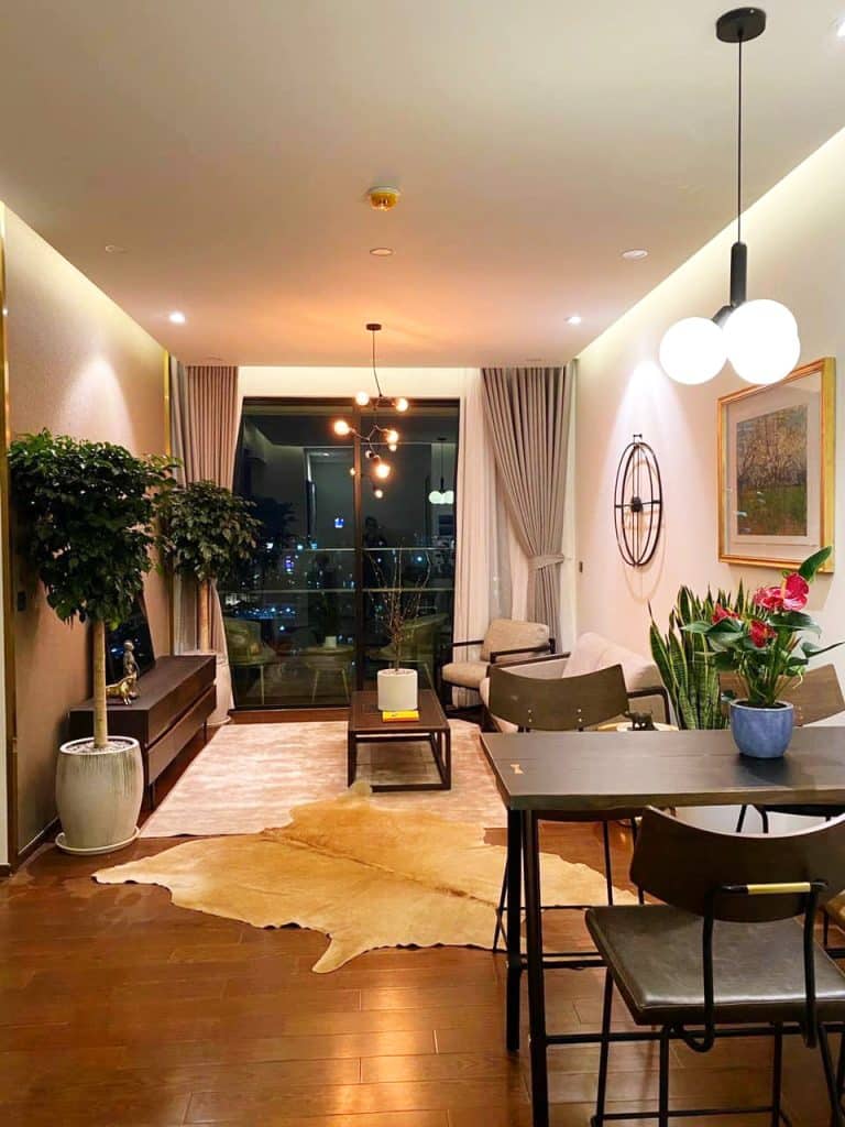 Căn hộ 1 phòng ngủ D’Edge Thảo Điền cho thuê nội thất đẹp view thoáng