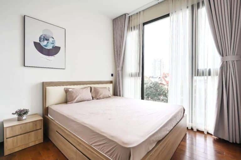 Căn hộ 1 phòng ngủ D’Edge Thảo Điền cho thuê view thoáng nội thất đẹp