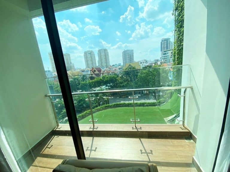 Căn hộ 1 phòng ngủ D’Edge Thảo Điền cho thuê view thoáng đầy đủ nội thất