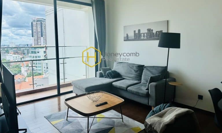 Cho thuê căn hộ 2 phòng ngủ D’Edge Thảo Điền đủ nội thất view thoáng mát