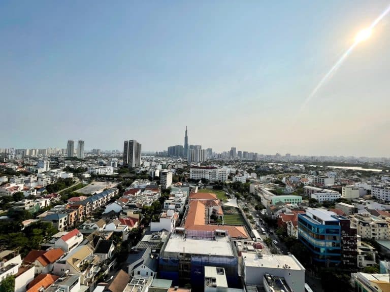 Cho thuê căn hộ 2 phòng ngủ D’Edge Thảo Điền full nội thất view sông L81