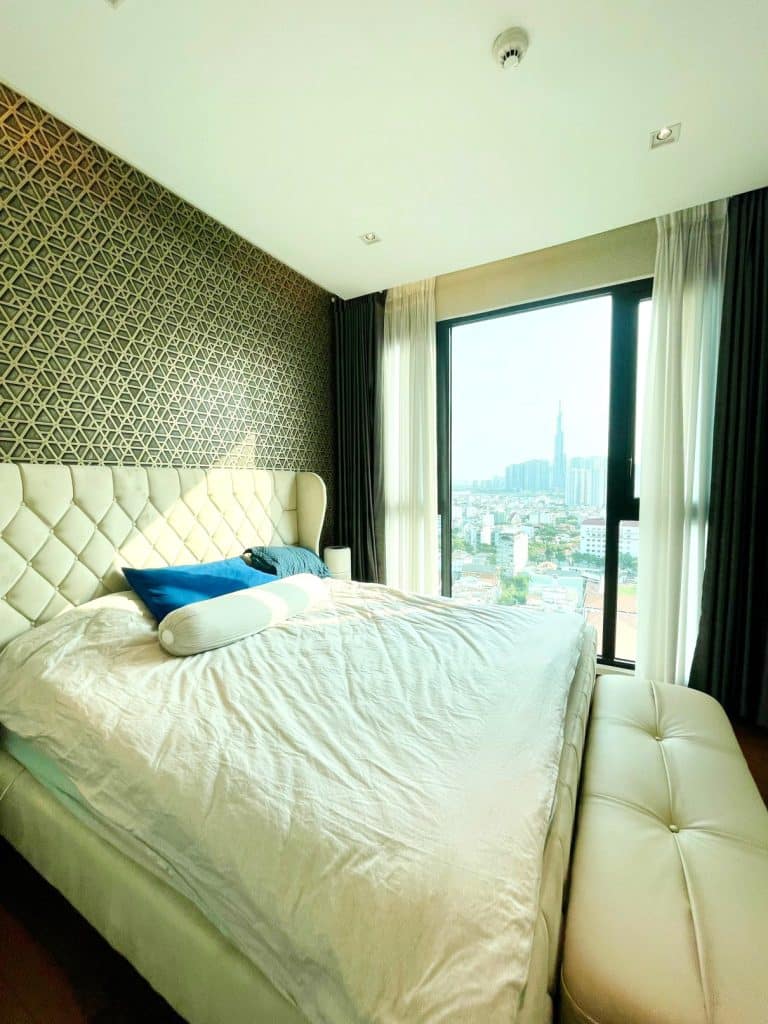 Cho thuê căn hộ 2 phòng ngủ D’Edge Thảo Điền full nội thất view sông L81