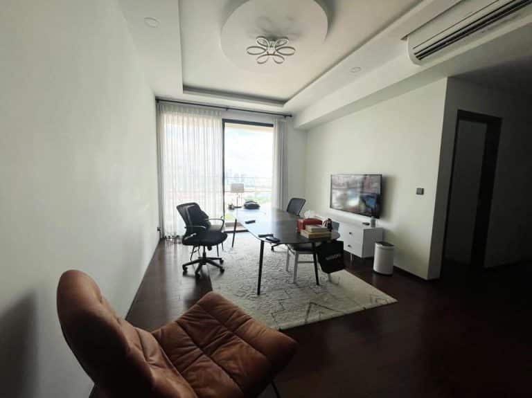 Cho thuê căn hộ 2 phòng ngủ D’Edge Thảo Điền nhà đẹp tầng cao thoáng