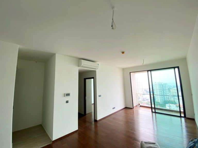 Cho thuê căn 2 phòng ngủ D’Edge Thảo Điền nhà trống view sông tầng cao